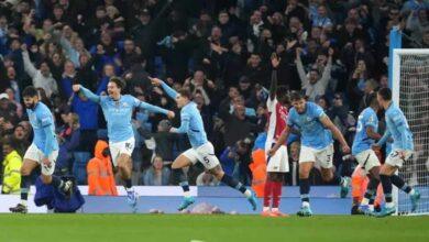 City en Arsenal delen punten