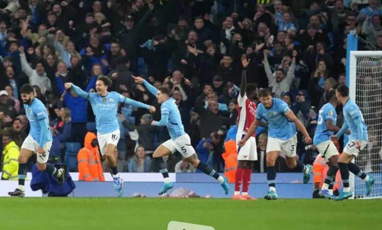 City en Arsenal delen punten